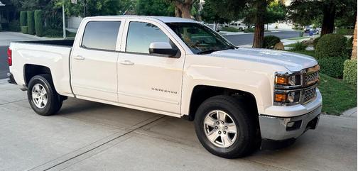 White 2015 Chevrolet Silverado 1500 1LT