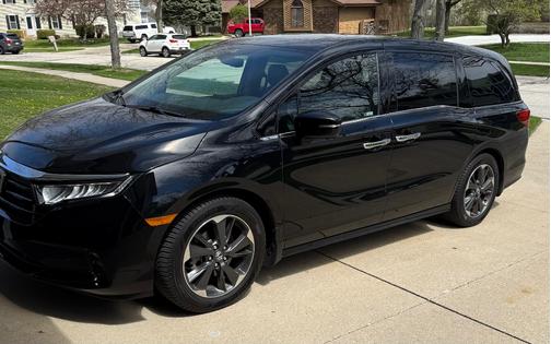 Black 2023 Honda Odyssey Elite