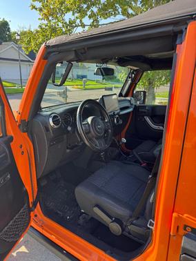 Orange 2012 Jeep Wrangler Unlimited Rubicon