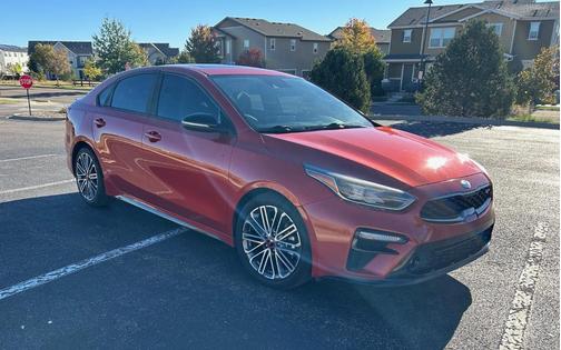 Orange 2020 Kia Forte GT