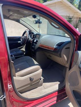 Red 2011 Chrysler Town & Country Limited