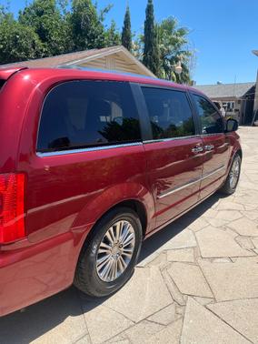 Red 2011 Chrysler Town & Country Limited