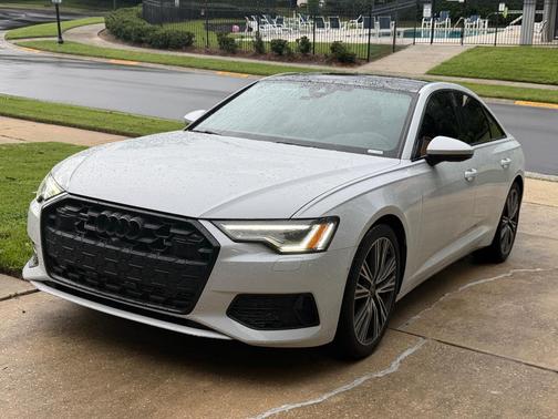 White 2024 Audi A6 45 Premium Plus