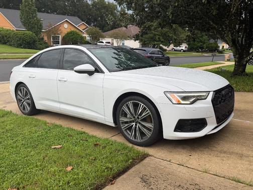 White 2024 Audi A6 45 Premium Plus