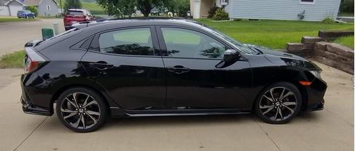 Black 2019 Honda Civic Sport