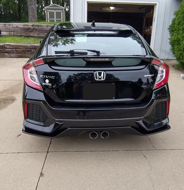Black 2019 Honda Civic Sport