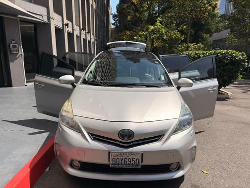 Silver 2013 Toyota Prius v Five