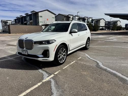 White 2020 BMW X7 xDrive40i
