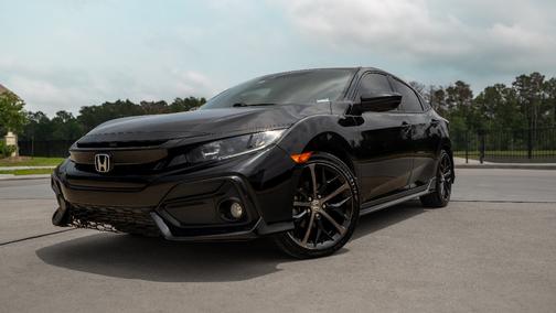 Black 2020 Honda Civic Sport