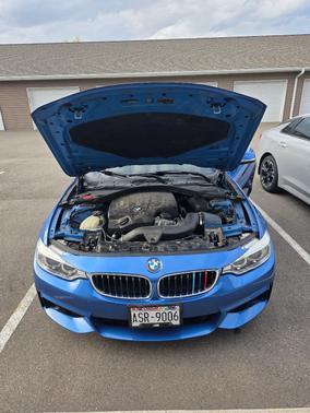 Blue 2015 BMW 435 i xDrive