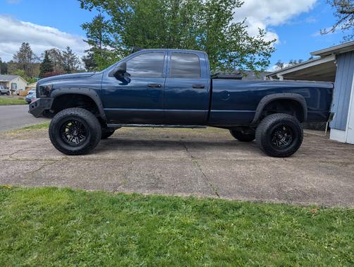 Blue 2009 Dodge Ram 3500 SLT Quad Cab DRW