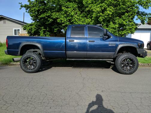 Blue 2009 Dodge Ram 3500 SLT Quad Cab DRW