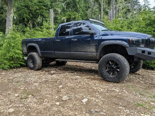 Blue 2009 Dodge Ram 3500 SLT Quad Cab DRW
