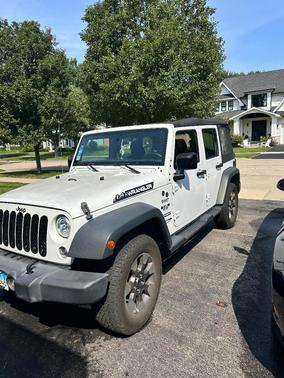 White 2018 Jeep Wrangler JK Unlimited Sport