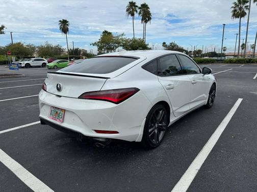 White 2023 Acura Integra w/A-Spec Tech Package
