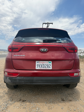 Red 2018 Kia Sportage LX