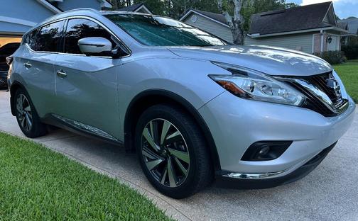 Silver 2016 Nissan Murano Platinum