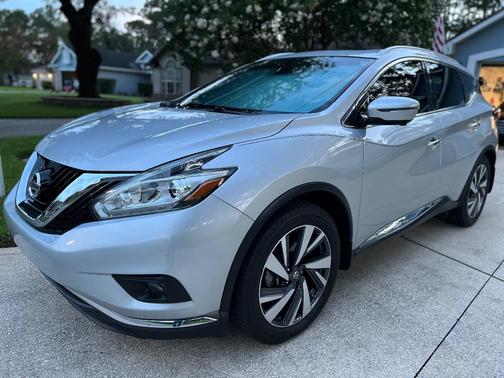 Silver 2016 Nissan Murano Platinum