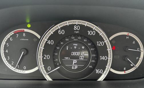 White 2014 Honda Accord EX