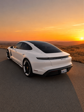 White 2021 Porsche Taycan Taycan 4S