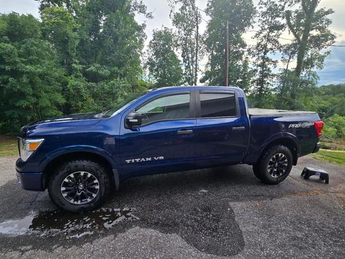 Blue 2019 Nissan Titan PRO-4X