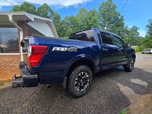 Blue 2019 Nissan Titan PRO-4X