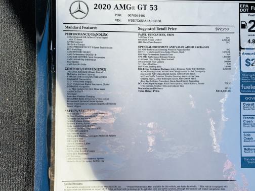 2020 Mercedes-Benz AMG GT 53 Base