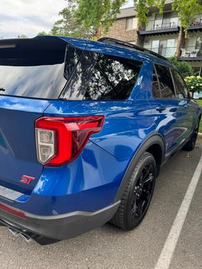 Blue 2020 Ford Explorer ST
