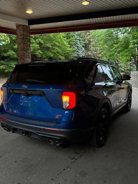 Blue 2020 Ford Explorer ST