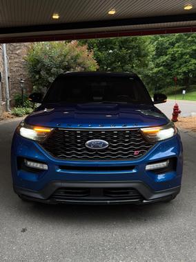 Blue 2020 Ford Explorer ST