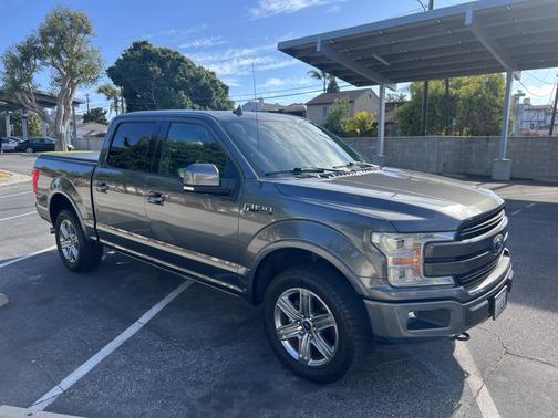 Gray 2018 Ford F-150 Lariat