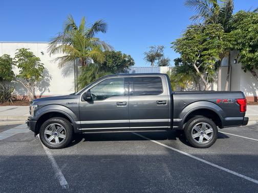 Gray 2018 Ford F-150 Lariat