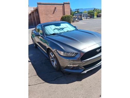 Gray 2016 Ford Mustang EcoBoost Premium