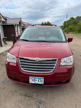 Red 2010 Chrysler Town & Country Touring