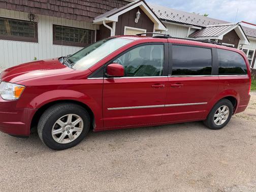 Red 2010 Chrysler Town & Country Touring