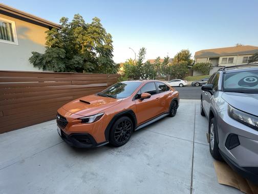 Orange 2022 Subaru WRX Limited
