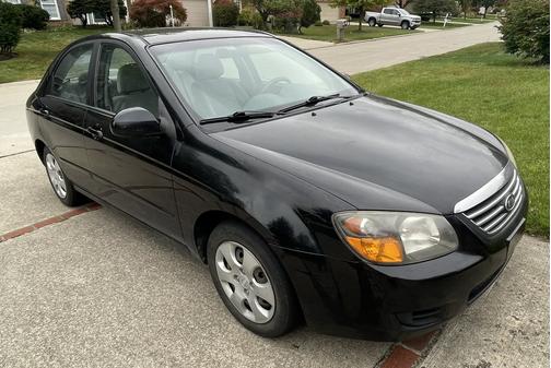 Black 2009 Kia Spectra EX
