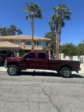 Red 2008 Ford F-350 XLT Crew Cab Super Duty
