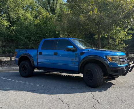 Blue 2012 Ford F-150 SVT Raptor