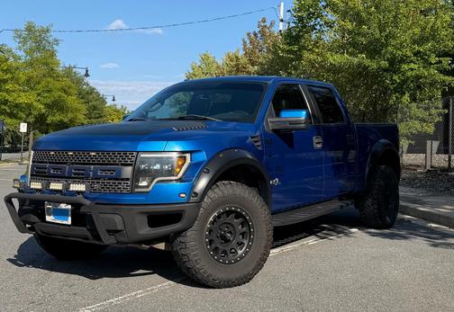 Blue 2012 Ford F-150 SVT Raptor