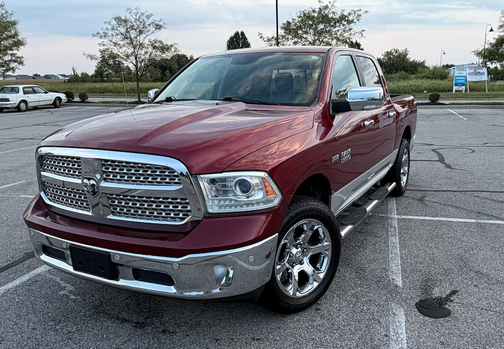 Red 2014 RAM 1500 Laramie