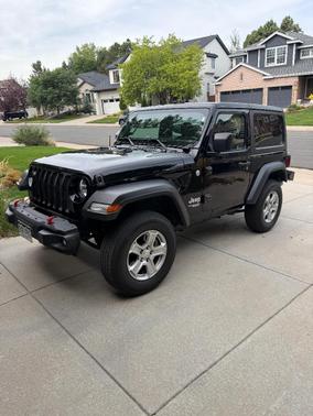 Black 2020 Jeep Wrangler Sport