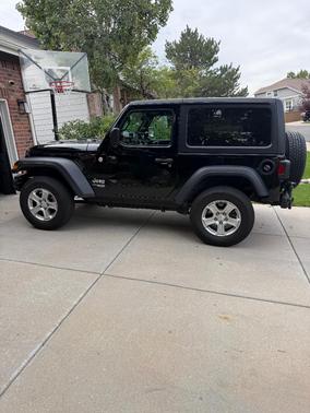 Black 2020 Jeep Wrangler Sport