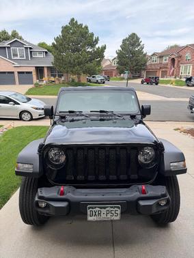 Black 2020 Jeep Wrangler Sport