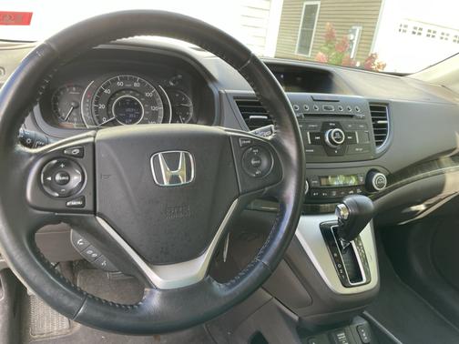 White 2013 Honda CR-V EX-L