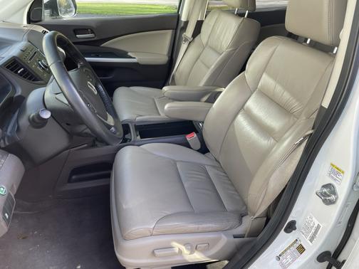 White 2013 Honda CR-V EX-L