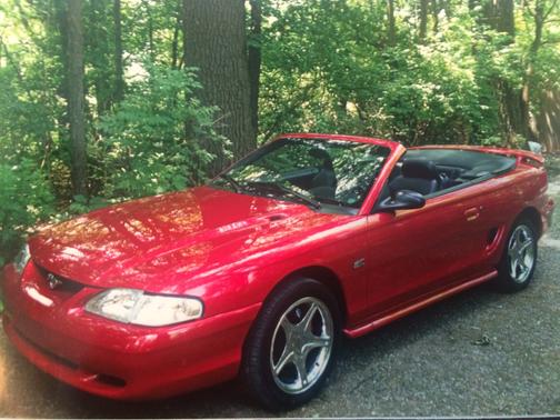 Red 1994 Ford Mustang GT