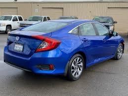 Blue 2016 Honda Civic EX-L