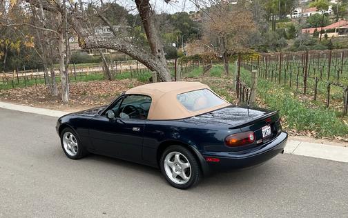 Blue 1997 Mazda MX-5 Miata Base