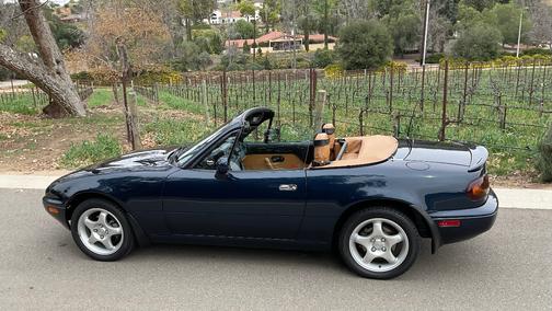 Blue 1997 Mazda MX-5 Miata Base